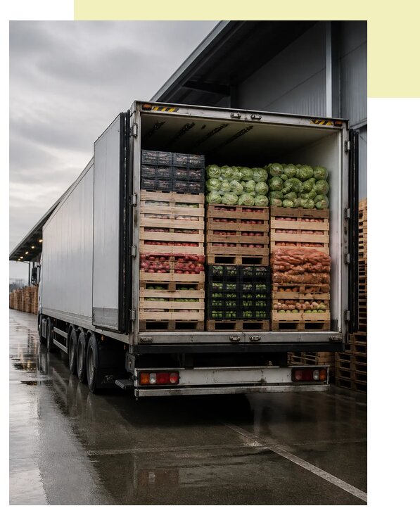 Перевозка плодоовощной продукции в Когалым по цене от 5169 р. | Агросервис-Кгл
